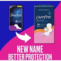 28 serviettes de nuit CAREFREEMD ultra-minces avec ailes
