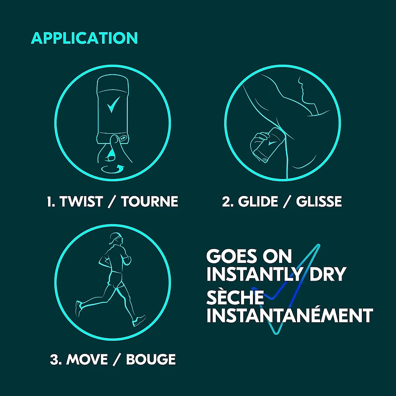 Désodorisant en bâton pour hommes Degree Men  Intense Sport pour 48 h de protection contre les odeurs et une fraîcheur longue durée 85 g
