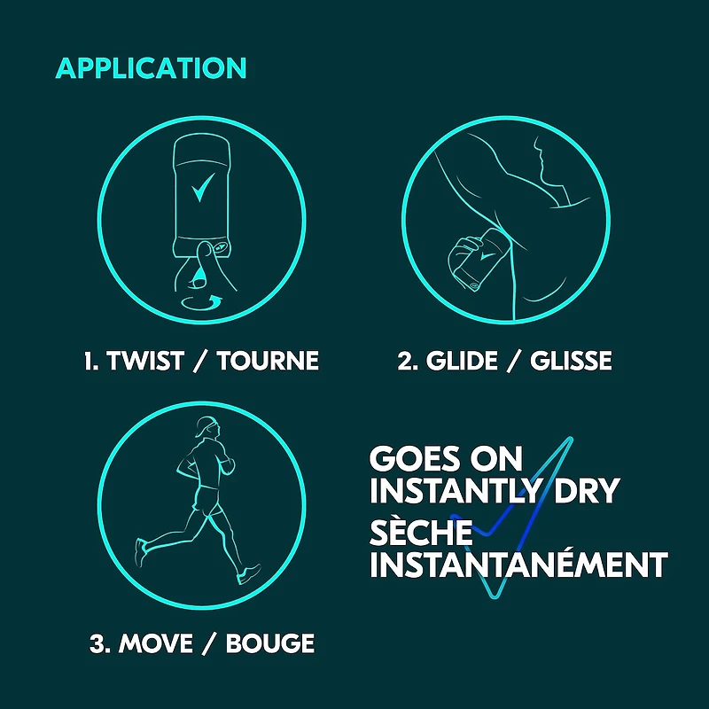 Désodorisant en bâton pour hommes Degree Men  Arctic Edge pour 48 h de protection contre les odeurs et une fraîcheur longue durée 85 g