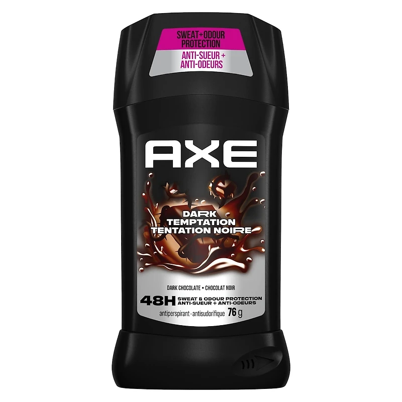 Antisudorifique en bâton pour protection à longue durée AXE Dark Temptation  48 heures anti-sueur 76 g