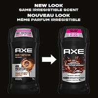 Antisudorifique en bâton pour protection à longue durée AXE Dark Temptation  48 heures anti-sueur 76 g