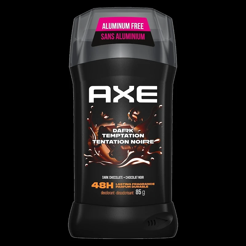 AXE Deodorant Stick for Long Lasting Odour Protection Dark Temptation Dark Chocolate Men's Deodorant 48 hours high definition scent 85 GR