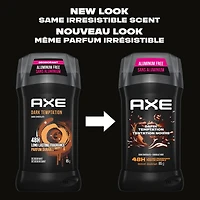Déodorisant  AXE  Dark Temptation protection longue durée contre les odeurs pour hommes 48 heures parfum haute définition 85 GR