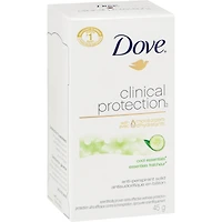 Antisudorifique en bâton pour peaux sensibles Dove Protection Clinique Essentiels Fraîcheur protection antibactérienne contre les odeurs 45 g