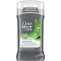 Désodorisant en Bâton formulé sans aluminium pour 72 h de protection Dove Men+Care  Extra Fresh avec vitamine E et hydratant triple action