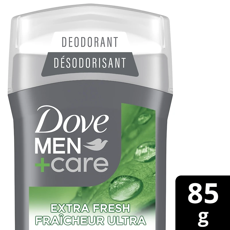 Désodorisant en Bâton formulé sans aluminium pour 72 h de protection Dove Men+Care  Extra Fresh avec vitamine E et hydratant triple action