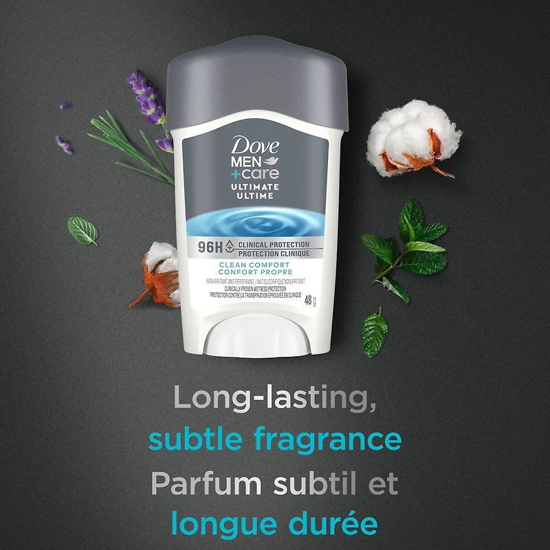 Men+Care Clinical Protection Antiperspirant for total skin comfort Clean Comfort antibacterial odour protection 48 g