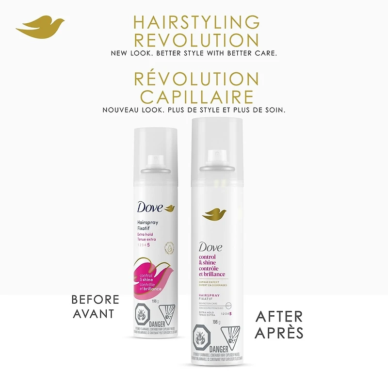 Dove Hairspray Extra Hold 198 GR