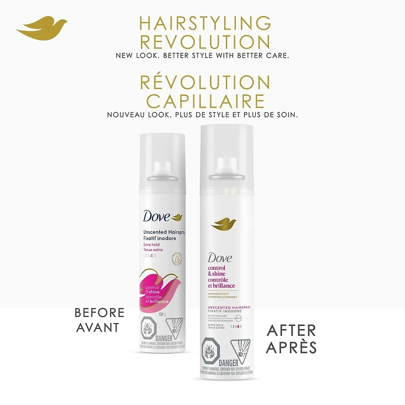 Dove Hairspray Aerosol Extra Hold 198 GR