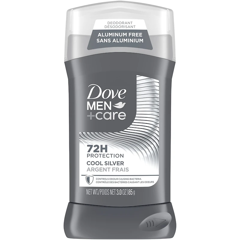 Stick déodorisant Dove Men+Care Frais Argent protection antibactérienne contre les odeurs 85 GR