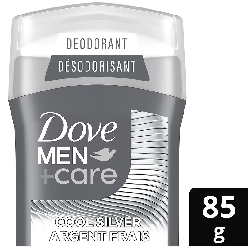 Stick déodorisant Dove Men+Care Frais Argent protection antibactérienne contre les odeurs 85 GR