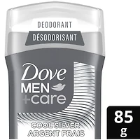 Stick déodorisant Dove Men+Care Frais Argent protection antibactérienne contre les odeurs 85 GR