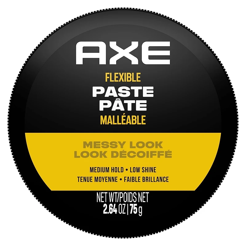 Mens Styling Paste hair styling for a Messy Look Flexible Medium Hold, Low Shine