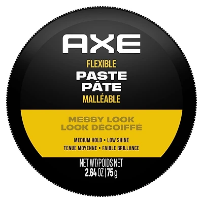 Styling pâte pour un effet décoiffé Flexible tenue moyenne, faible brillance