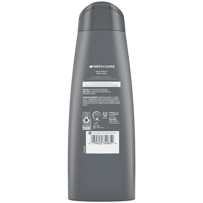 Shampooing Fortifiant Dove Men+Care Aqua Choc 355 ml