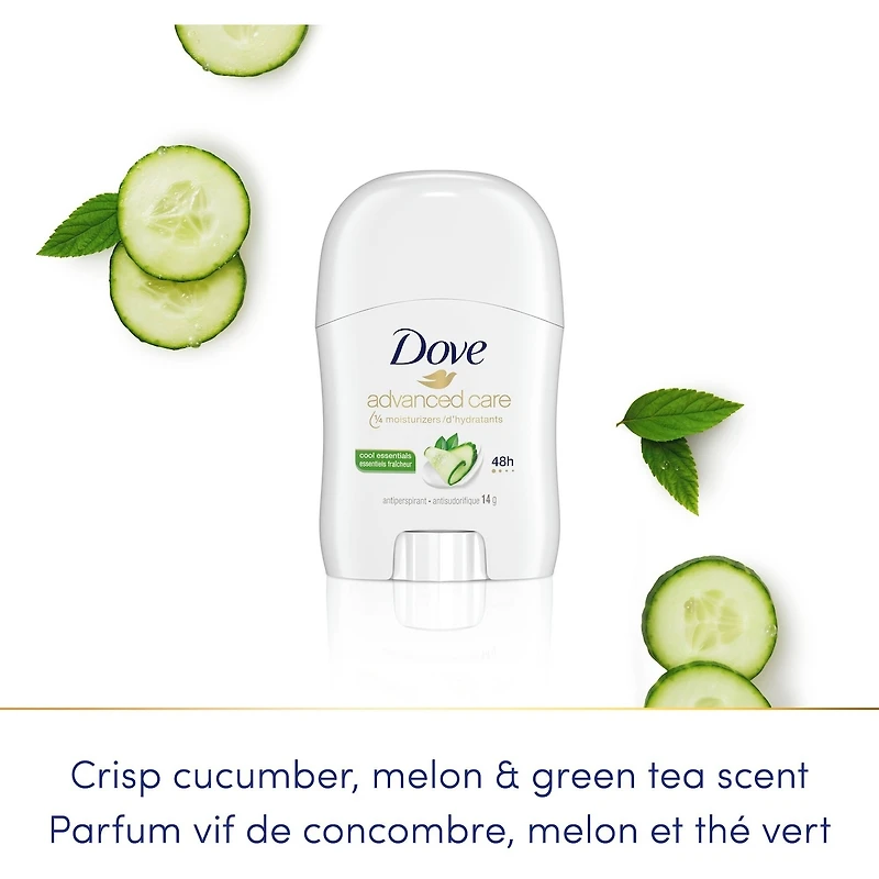 Antisudorifique Dove Go Fresh Essentiels fraîcheur protection antibactérienne contre les odeurs 14 GR