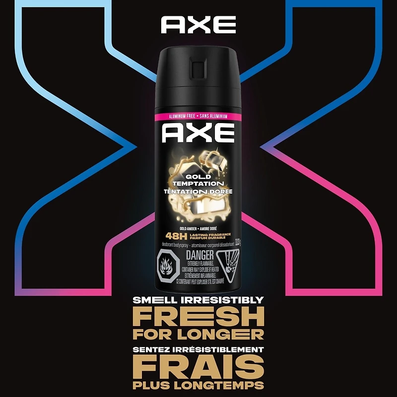 AXE Deodorant Body Spray Gold Temptation 113 g