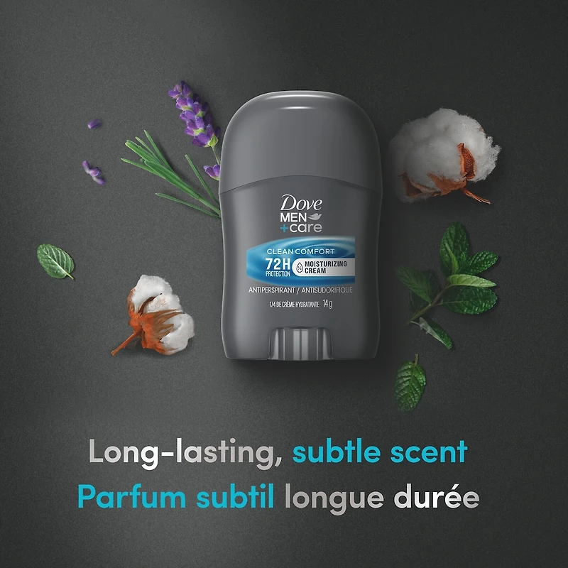 Antisudorifique Dove Men+Care Propre Confort protection antibactérienne contre les odeurs 14 GR