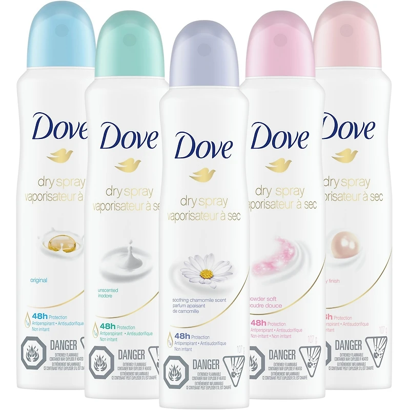 Advanced Care Original Dry Spray Antiperspirant Deodorant for Women with Pro-Ceramide Technology for Soft, Resilient Skin