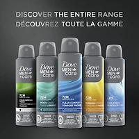Dove Men+Care  Dry Spray Antiperspirant 48h sweat and odour protection Clean Comfort with 1/4 moisturizing technology 107 g