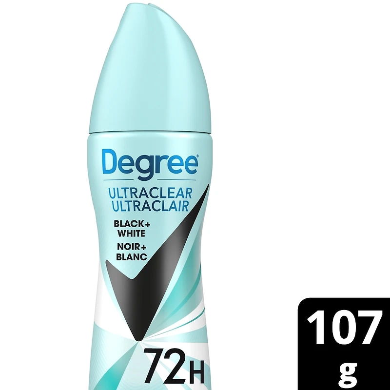 Vaporisateur sec Antisudorifiq Dove Black+White Eau Vive protection antibactérienne contre les odeurs 107 GR