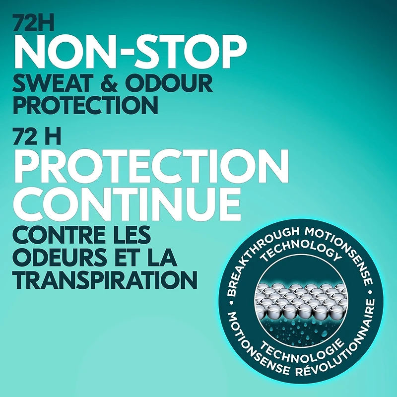 Vaporisateur sec Antisudorifiq Dove Black+White Eau Vive protection antibactérienne contre les odeurs 107 GR