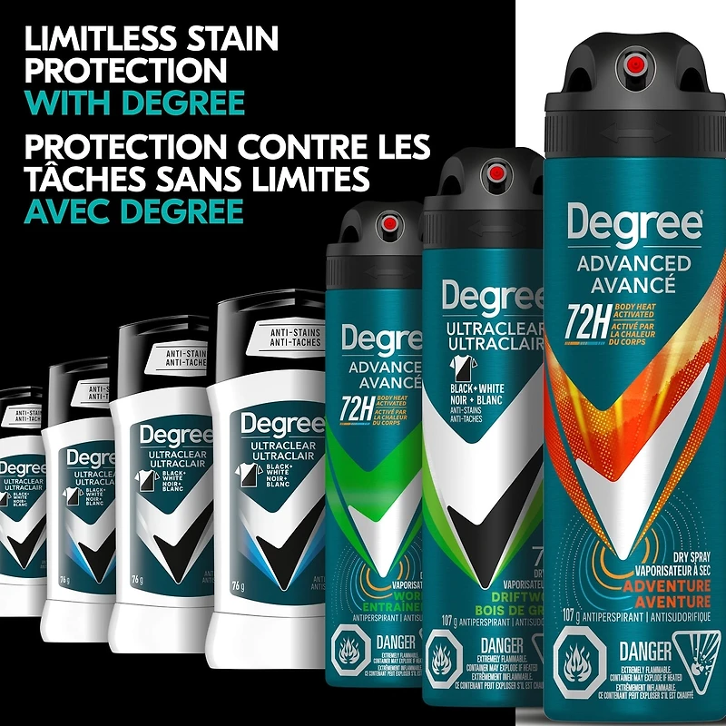 DEGREE MEN BLACK+WHITE AP