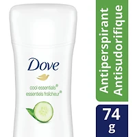 Dove Advanced Care Antiperspirant Stick For Smooth Underarms Cool Essentials antibacterial odour protection 74 g