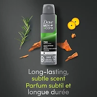 Vaporisateur sec Antisudorifique Dove Men+Care Stain Defense Fresh protection antibactérienne contre les odeurs 107 GR