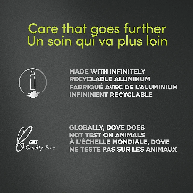 Vaporisateur sec Antisudorifique Dove Men+Care Stain Defense Fresh protection antibactérienne contre les odeurs 107 GR