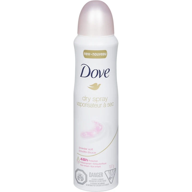 Advanced Care Dry Spray Antiperspirant Deodorant for Women Powder Soft Scent Pro-Ceramide Technology for Soft, Resilient Skin