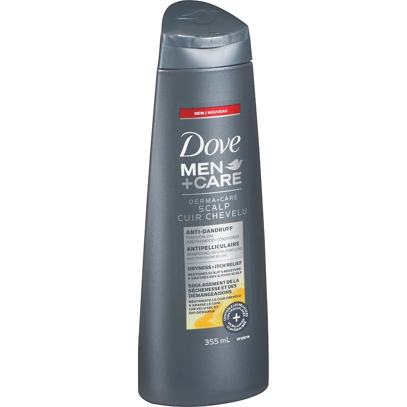 2in1 Shampoo + Conditioner Dove Men+Care Derma+Care Scalp Anti-Drandruff Itch Relief 355 ML