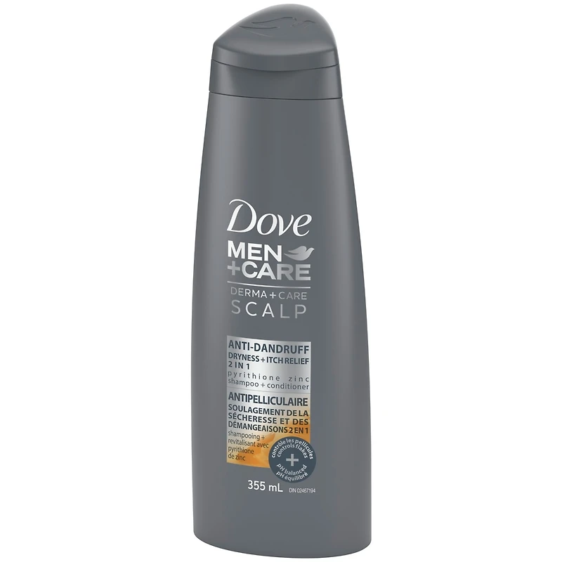 2in1 Shampoo + Conditioner Dove Men+Care Derma+Care Scalp Anti-Drandruff Itch Relief 355 ML