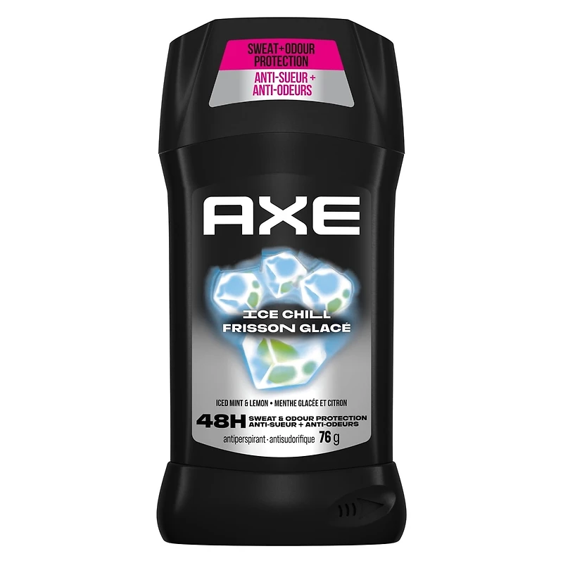 Antiperspirant  AXE  Ice Chill protection antibactérienne contre les odeurs 76 GR