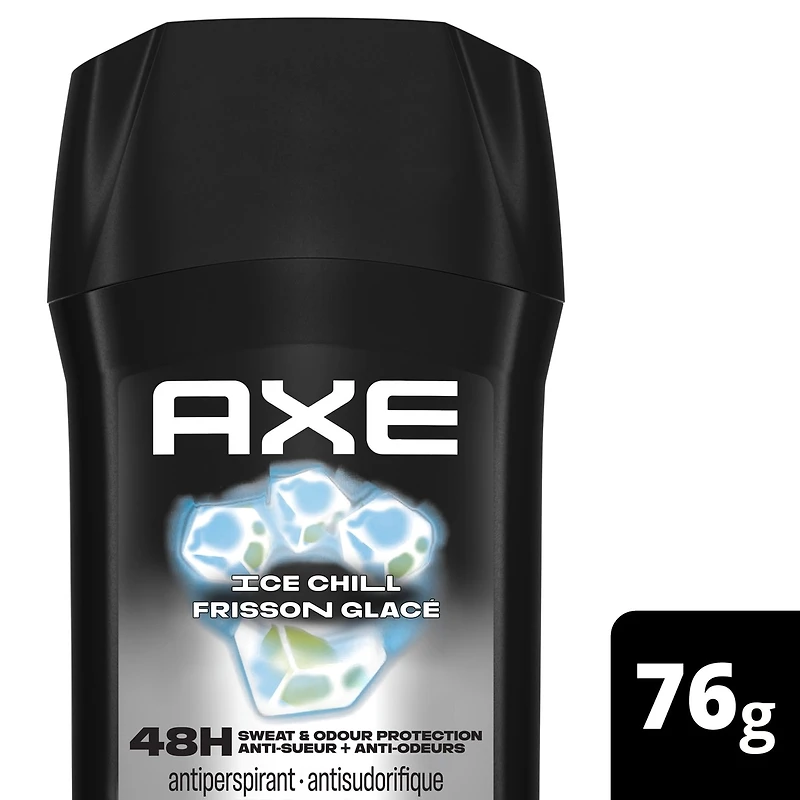 Antiperspirant  AXE  Ice Chill protection antibactérienne contre les odeurs 76 GR