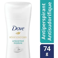 Antisudorifique Dove Advanced Care Non Parfume protection antibactérienne contre les odeurs