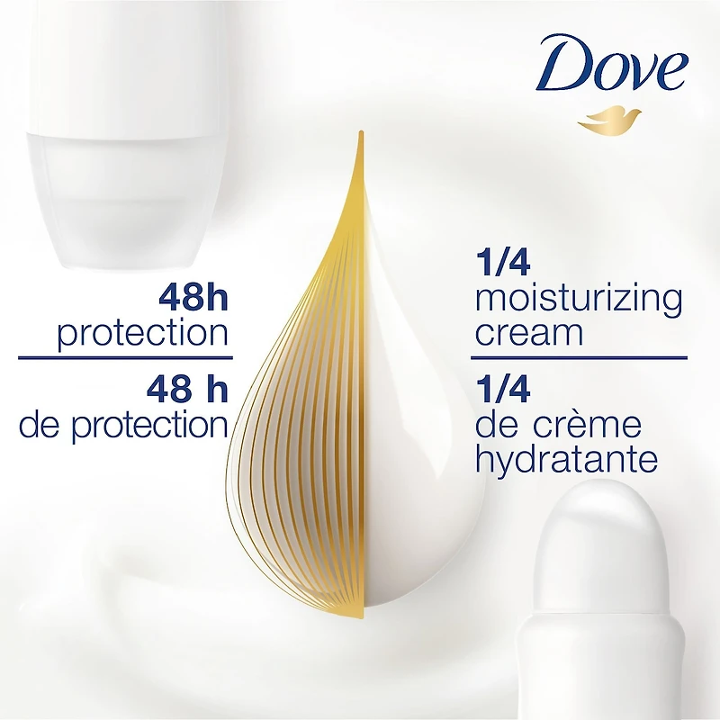 Antisudorifique en bâton Dove au parfum de pomme et thé blanc protection antibactérienne contre les odeurs 74 g