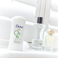Dove 0% Aluminum Deodorant for smooth underarms Cucumber & Green Tea antibacterial odour protection 74 g