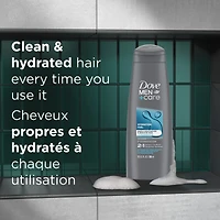 Shampooing + Revitalisant Fortifiant 2-en-1 avec des agents revitalisants Dove Men+Care Carburant Hydratant fortifie à chaque lavage 355 ml