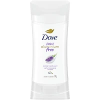 Désodorisant en Bâton pour 48 h de protection contre les odeurs Dove 0 % Aluminium Parfum de Lavande et Vanille désodorisant sans aluminium pour des aisselles lisses