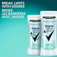 Antisudorifique en bâton pour une protection de 48 h contre les odeurs Degree for Women Ultraclear Black+White protection antibactérienne contre les odeurs 74 g