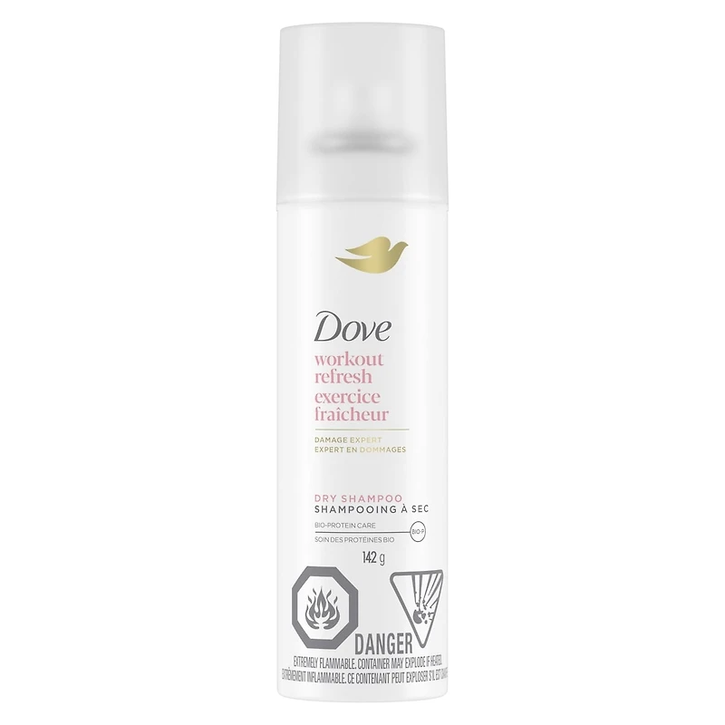 Dove Care Between Washes Dry Shampoo for oily hair Go Active 24 hours of sweat and odour resistance 142 g