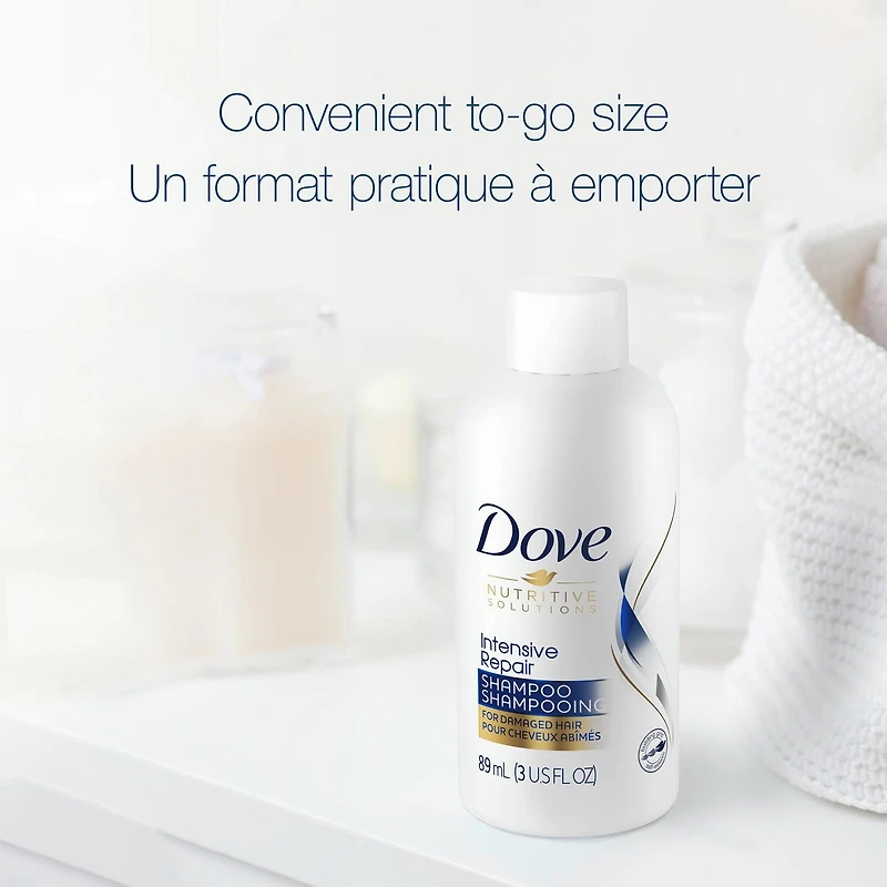 Dove Nutritive Solutions Shampoo for damaged hair Intensive Repair with Keratin Repair Actives 89 ml