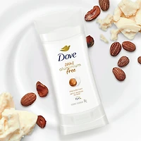 Désodorisant en Bâton pour 48 h de protection contre les odeurs Dove 0 % Aluminium Beurre de karité désodorisant sans aluminium pour des aisselles lisses 74 g