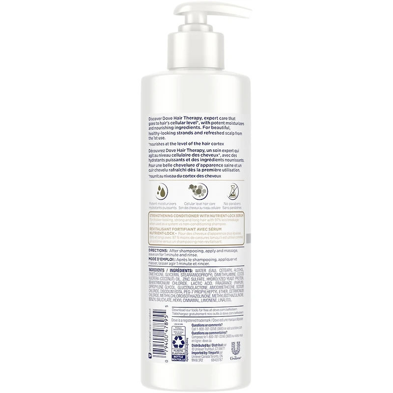 Revitalisant Dove Breakage Remedy 400 ML