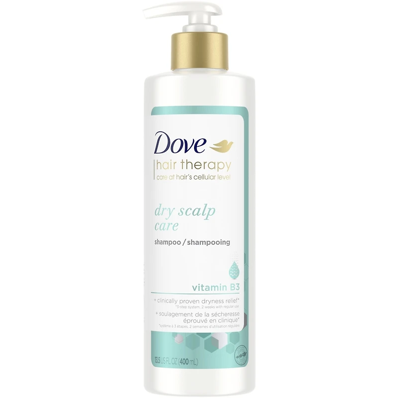 Shampooing Dove Thérapie cuir chevelu sec