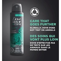Dove Men+Care  Antiperspirant Dry Spray for 48 Hour Sweat and Odour Protection Eucalyptus + Birch Antiperspirant + Deodorant for Men 107g