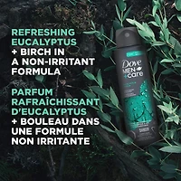 Dove Men+Care  Antiperspirant Dry Spray for 48 Hour Sweat and Odour Protection Eucalyptus + Birch Antiperspirant + Deodorant for Men 107g