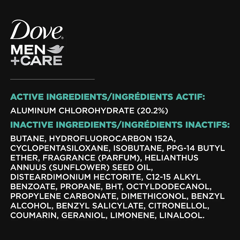 Dove Men+Care  Antiperspirant Dry Spray for 48 Hour Sweat and Odour Protection Eucalyptus + Birch Antiperspirant + Deodorant for Men 107g