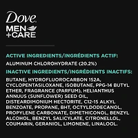 Dove Men+Care  Antiperspirant Dry Spray for 48 Hour Sweat and Odour Protection Eucalyptus + Birch Antiperspirant + Deodorant for Men 107g